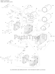 Kohler CH742-3103 - Kohler Command PRO Engine, Basic Version, 25hp, 747cc 11 Exhaust