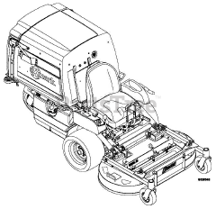 Exmark NVS640CKC42000 - Exmark 42" Navigator Front Mount Mower, Kohler CH640 (SN: 315000000 - 315999999) (2015)