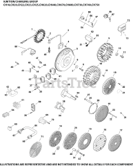 Kohler CH740-3002 - Kohler Command PRO Engine, Basic Version, 25hp, 725cc Ignition/Charging Group 5-24-1179