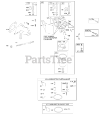 Briggs & Stratton 192432-1175-E2 - Briggs & Stratton Horizontal Engine Carburetor