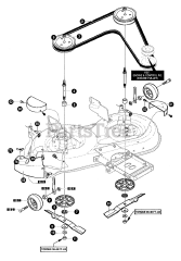 Murray 42561x8A - Murray 42" Lawn Tractor (1997) Mower Housing Assembly (part 2)