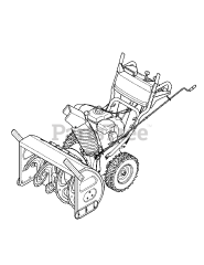 Craftsman 247.888330 (31AH9J6I799) - Craftsman Snow Thrower (2008) (Sears)