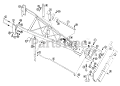 Toro 6-1111 - Toro 42" Dozer Blade (1968) Parts List For Bd-42-71 Dozer Blade