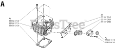 Shindaiwa 757 - Shindaiwa Chainsaw Cylinder