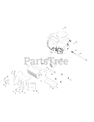 Cub Cadet Z-Force SZ48 (17AIDGHB010) - Cub Cadet 48" Z-Force S Zero-Turn Mower, Kawasaki (2014) Engine Accessories