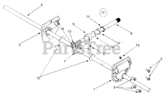 Yard Machines 31AE610E088 - Yard Machines Snow Thrower (2000) (Montgomery Ward) Gear Assembly