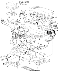 MTD 141-844H000 - MTD Garden Tractor (1990)