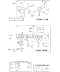 Briggs & Stratton 12F702-0606-01 - Briggs & Stratton Vertical Engine Carburetor