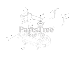 Exmark 116-3001 - Exmark Ultra Vac Bagger for Pioneer Mower (SN: 404314159 - 406294344) (2019) Completing Kit No. 116-4880
