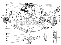 Toro 18216 - Toro Whirlwind Walk-Behind Mower (SN: 000000001 - 000999999) (1970)