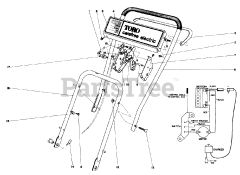 Toro 17005 - Toro Walk-Behind Mower, Electric (SN: 006000001 - 006999999) (1976)