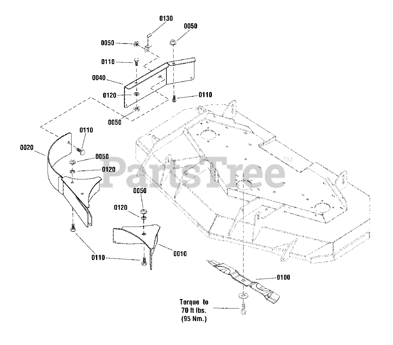 Ferris GRASS MULCHER KIT FOR 52 FABRICATED