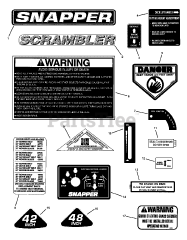Snapper SZT 20486 BVE (85682) - Snapper 48" Zero-Turn Mower, 20hp
