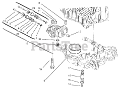 Toro 72062 (264-6) - Toro Yard Tractor (SN: 059000001 - 059000227) (1995) Center Case