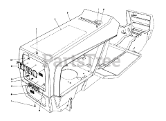 Toro 57375 - Toro Lawn Tractor, 8hp (SN: 000000001 - 000999999) (1980)