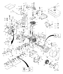 Tecumseh HH50-95022E - Tecumseh Engine Engine Parts List #1