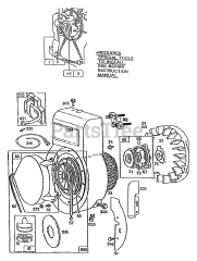 Craftsman 580.327150 (9296-0) - Craftsman 2,400 Watt Portable Generator Ignition &amp; Starter