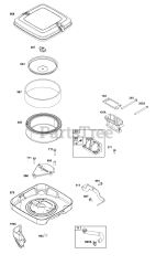 Briggs & Stratton 386447-0473-B5 - Briggs & Stratton Horizontal Engine Air Cleaner Group