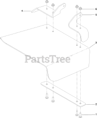 Toro 74915 CP - Toro 60" Z Master Zero-Turn Mower, Side-Discharge Deck (SN: 311000001 - 311999999) (2011) Rubber Deflector Assembly No. 108-7770