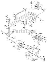 Gravely 887003 - Gravely 60" Deck for Center Mount 4-Wheel Tractor (SN: 000724 - 000767)