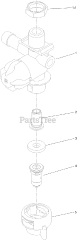 Toro 34230 - Toro Stand-On Spreader/Sprayer (SN: 412800000 - 415299999) Right Nozzle Assembly No. 126-3669