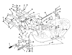Toro 78420 - Toro 42" Rear-Discharge Mower Deck (SN: 039000001 - 039999999) (1993)
