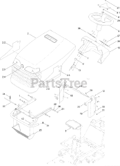 Toro 74582 (DH 210) - Toro Lawn Tractor (SN: 311000001 - 311999999) (2011)