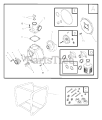 Briggs & Stratton 073003-0 - Briggs & Stratton 240 GPM Water Pump Main Unit