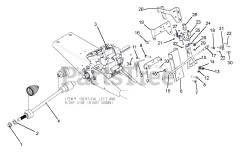 Ariens 996148 - Ariens Contractor 4WD Utility Vehicle, Subaru EH65 (SN: 020000 & Above) Rear Transaxle and Axle Shafts