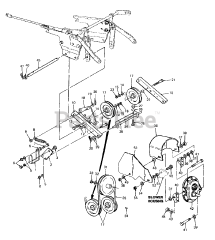 Cub Cadet 451 (190-451-100) - Cub Cadet 45" Snow Thrower Attachment Undercarriage Drive