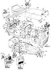 MTD 131-350D000 - MTD Lawn Tractor (1991) Parts