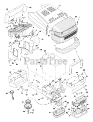 Yard King 46404x89A - Yard King 46" Garden Tractor (1997)