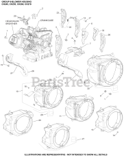 Kohler CH260-1012 - Kohler Command PRO Engine, Basic Version, 6hp, 4.5kW 06 Blower Housing