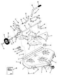 Toro 95-36XS00 - Toro 36" Side-Discharge Mower Deck (1979)