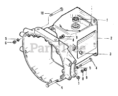 Simplicity 9518 (2097355) - Simplicity Compact Tractor, Diesel Housings - Clutch Group (3486I39)