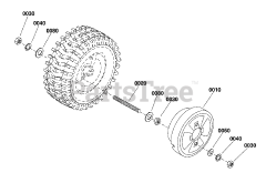 Snapper 1693160 - Snapper Rear Wheel Weight, 50 Lbs