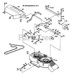 Troy-Bilt 34342 - Troy-Bilt 33" Wide-Cut Walk-Behind Mower (SN: 343420100101 - 343421299999)