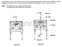 White Outdoor SB-1355 W (31AE993J190) - White Outdoor Snow Boss Snow Thrower (2001) Shift Arm Assembly (S/N XXXXX - XXXXX)