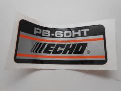 Echo 89011221160 Label, Model Pb-60ht - image 1