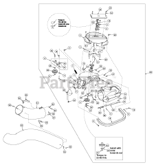 Exmark UVD60 (UVD6672) - Exmark Ultra Vac Bagger for Lazer Z Mower (SN: 400000000 - 402082299) (2017)