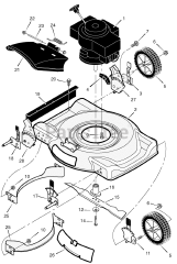 Briggs & Stratton 224110x92C - Briggs & Stratton 22" Walk-Behind Mower (2005)