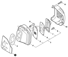 Echo CS-361 P - Echo Chainsaw (SN: C67315001001 - C67315999999)
