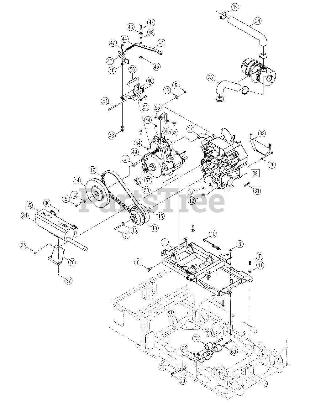 Cub Cadet Big Country 641 Camo (37AC641D710) Cub Cadet 6x4 Utility