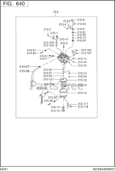Subaru Robin EH410D66211 (EH41) - Subaru Robin Engine 640 Carburetor