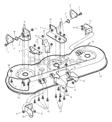 Murray 46103A - Murray 46" Garden Tractor (1999) Mower Housing