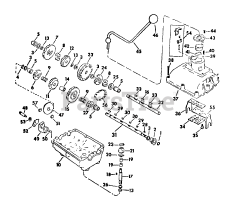 International Harvester 75 (0340008U) - International Harvester Riding Mower (1972 - 1981) Transmission &amp; Brake