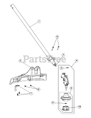 Craftsman 316.792540 (41AJSS-C799) - Craftsman Straight Shaft String Trimmer Attachment (Sears)