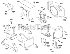 Briggs & Stratton 402415-0682-01 - Briggs & Stratton Horizontal Engine