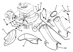 Snapper EFRP 216516TV (7084422) - Snapper 21" Walk-Behind Mower, 6.5hp Side Chute, Adapter