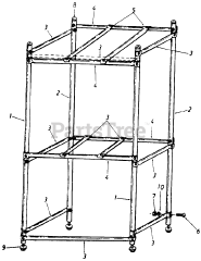 MTD 190-059-000 - MTD Display Stand (1988) Display Kit